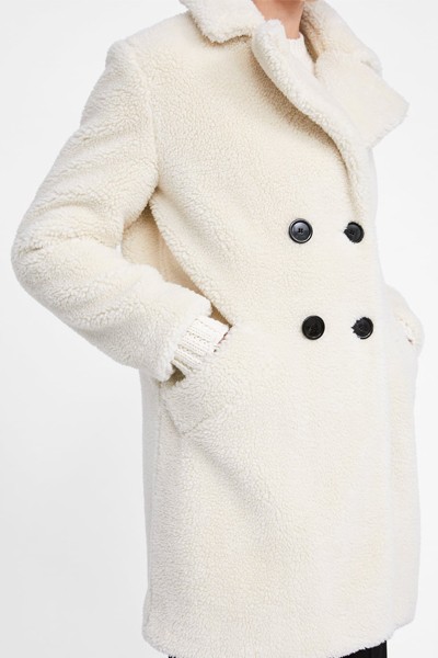 Faux Shearling Coat from Zara