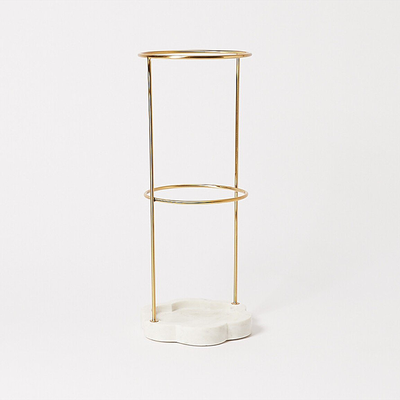 Gold & Marble Umbrella Stand from Oliver Bonas