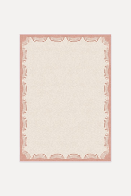 Gray Malin Fringe Pink & Ivory Rug from Ruggable
