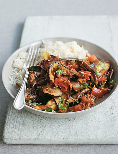 Aubergine And Harissa Stew