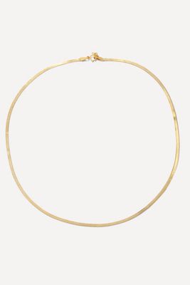 Herringbone 10-Karat Gold Necklace from Loren Stewart