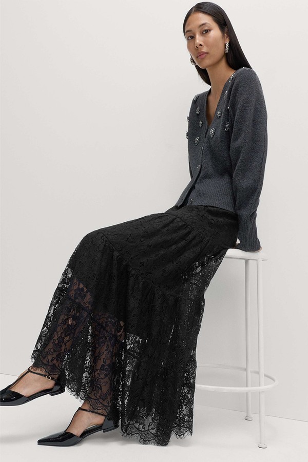 Lace Maxi Tiered Skirt from Marks & Spencer