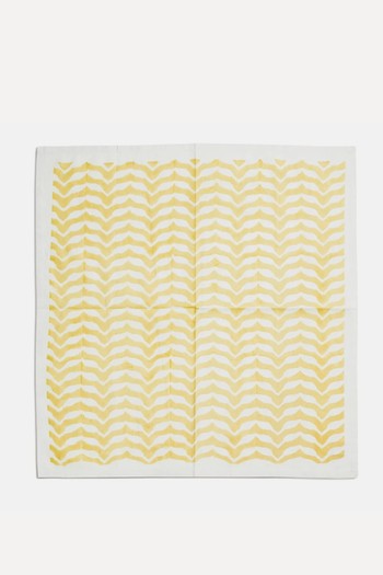 Block Grass Wave Napkin from Daylesford