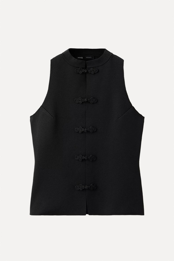 Toggle Fastened Knit Gilet