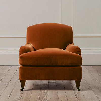 Stratford Velvet Armchair from Kingcome