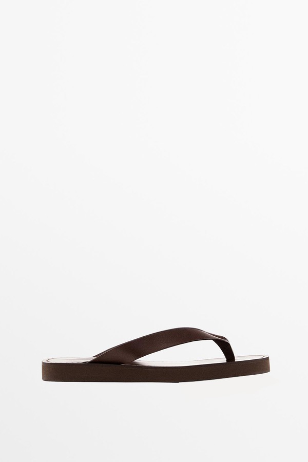 Flat Leather Sandals