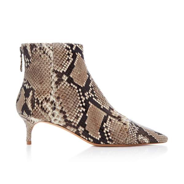 Kittie Python Ankle Boots from Alexandre Birman