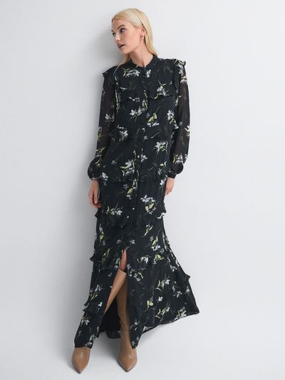 Florere Floral Tiered Maxi Dress