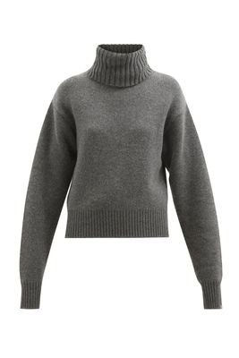 No.188 Happy Roll-Neck Stretch-Cashmere Sweater from Extreme Cashmere