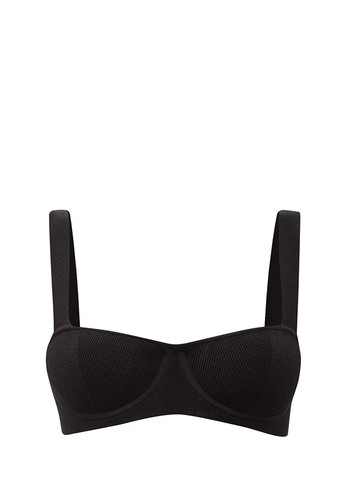 Nyx Rib-Knitted Bralette from Galvan