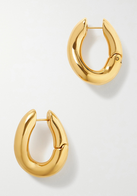 Gold Loop Gold-Tone Hoop Earrings from Balenciaga
