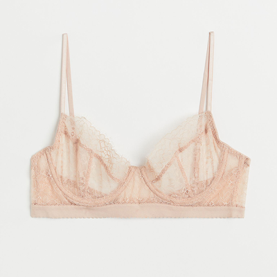 Non-Padded Underwired Lace Bra from H&M