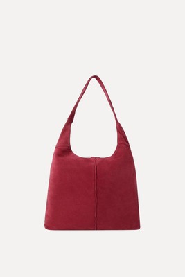 Soft Suede Hobo Shoulder Bag from Sostter