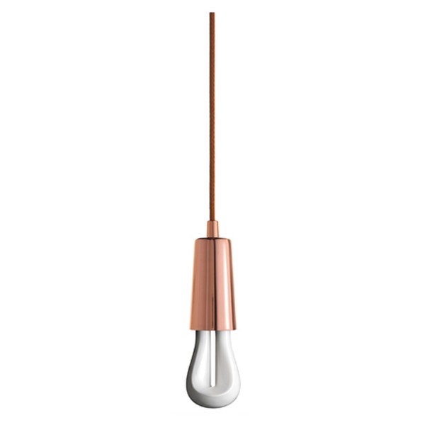 Drop Cap Pendant Copper from Plumen