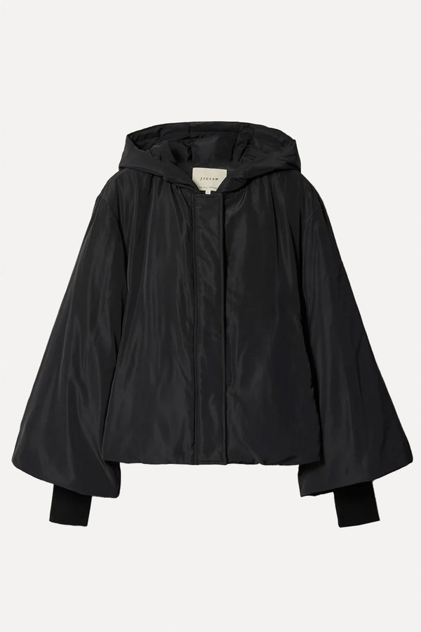 Short Hooded Puffer Coat from Jigsaw