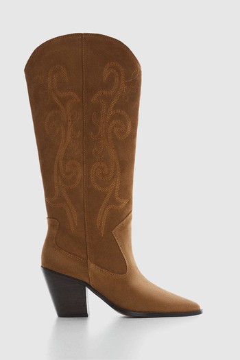 Cowboy Leather Boots from Mango