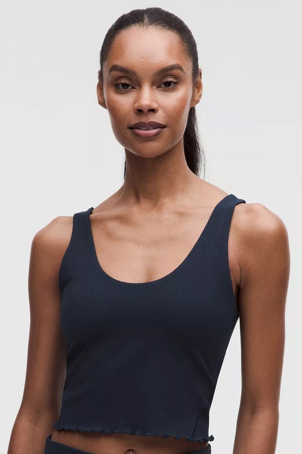 Align™ Lettuce-Hem Tank Top Light Support