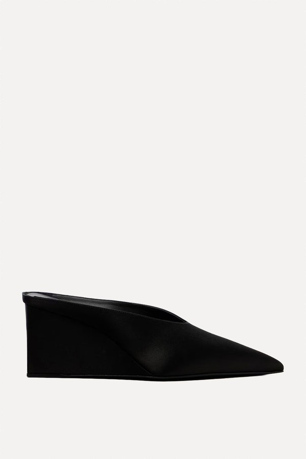 Cube 75 Satin Wedge Mules from ALAÏA