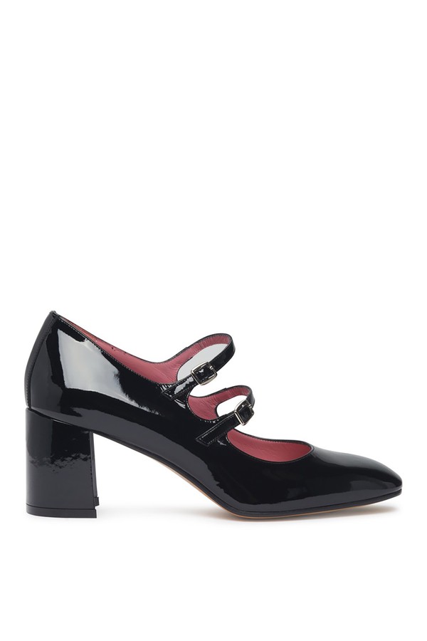Double-Strap Mid-Heel Pumps from Carel