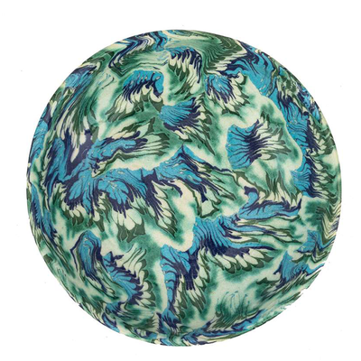 Bahia Decorative Shallow Bowl Medium Blue Green from Wicklewood