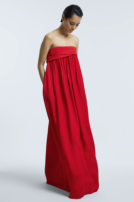 Benita Atelier Italian Fabric Strapless Maxi Dress, £248 (was £495) | Reiss 