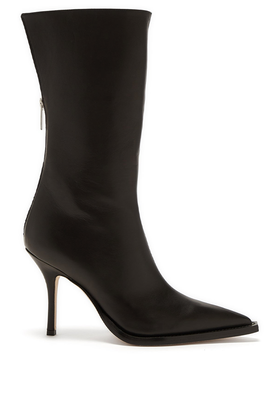 Dolly Point-Toe Leather Boots from Paris Texas