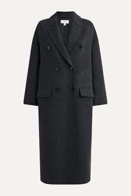 Layah Relaxed Wool Blend Double Breasted Coat  from Reiss