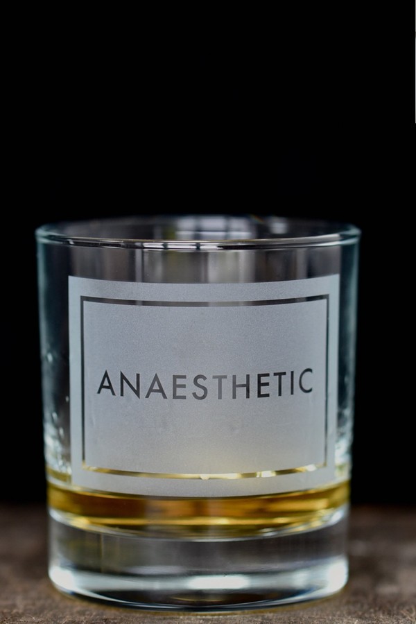 'Anaesthetic' Etched Spirits Glass & Decanter from Vinegar & Brown Paper