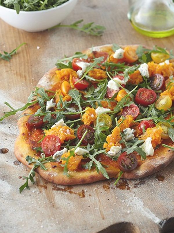 Sweet Potato, Gorgonzola & Rocket Pizza