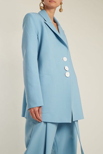 Blazing Single-Breasted Oversized Blazer from Ellery