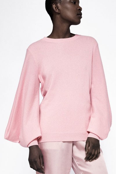 Fluri Oversized Sleeve Cashmere Jumper