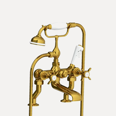 Classic Deck Mounted Bath Shower Mixer from Lefroy Brooks
