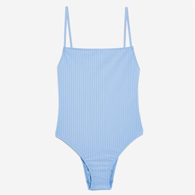 Ribbed Swimsuit from Topshop