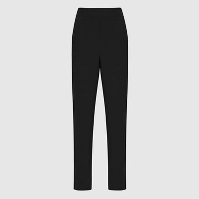 Slim Fit Satin Trim Trousers