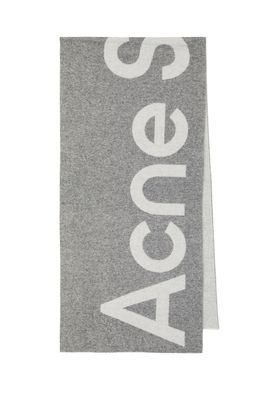 Logo Wool-Blend Scarf from Acne Studios