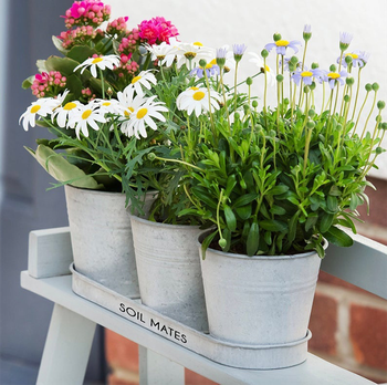 Metal Message Planters