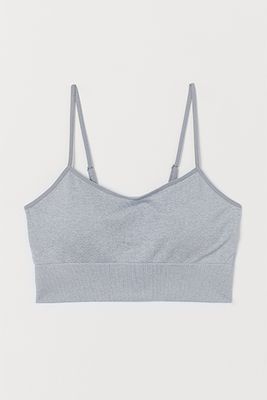 Seamless Microfibre Bra Top from H&M