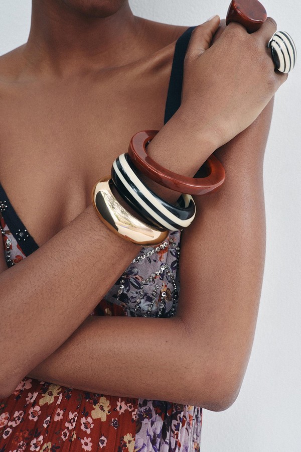 Pack Of 3 Rigid Resin Bracelets