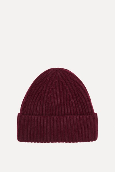 Martigny Ribbed Cashmere Beanie from LISA YANG