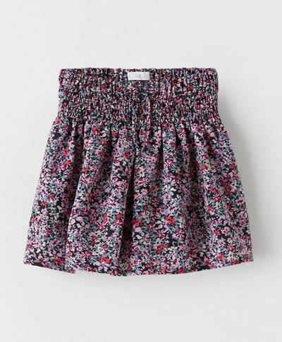 Floral Print Skirt from Zara