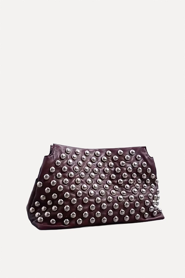 Gideon Studded Clutch Bag from Topshop