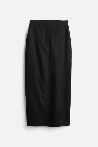 Linen Pencil Skirt  from H&M