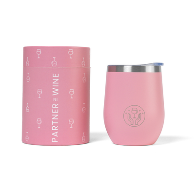 The Partner in Wine Tumbler - Pink