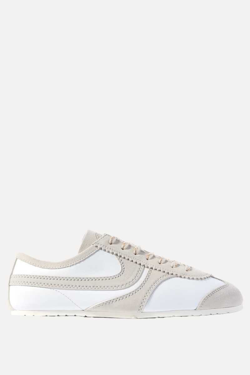 Suede-Trimmed Leather Sneakers from  Dries Van Noten