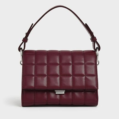 Quilted Push Lock Handbag from Charles & Keith