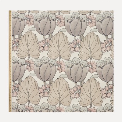 Regency Tulip Pewter K Landsdowne Linen from Liberty