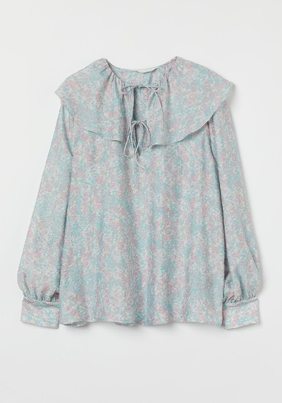 Flounce Collared Blouse from H&M