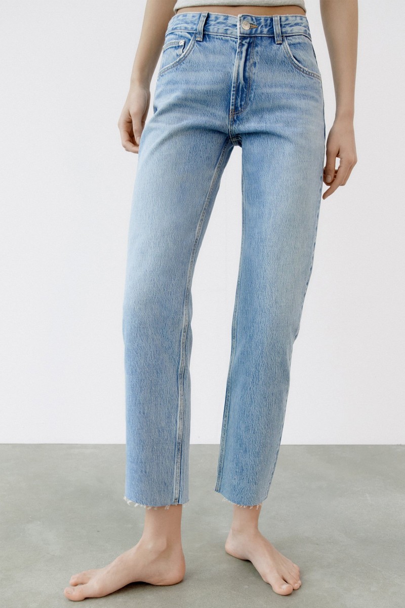 Straight-Fit TRF Jeans