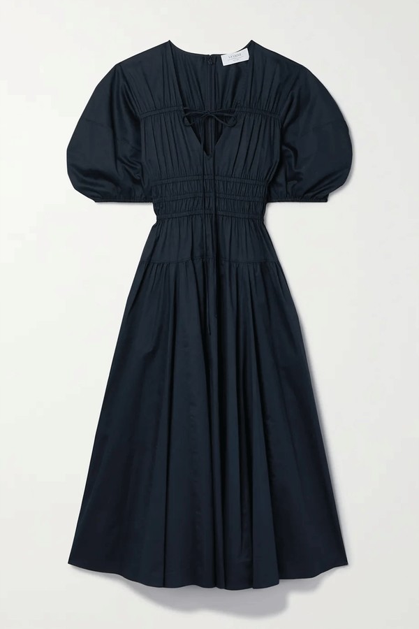 Tie-Detailed Midi Dress from La Ligne