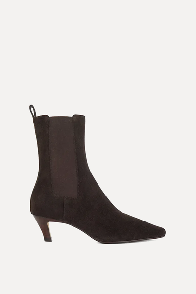 Odele Pointed Toe Kitten Heel Ankle Boots from Dune